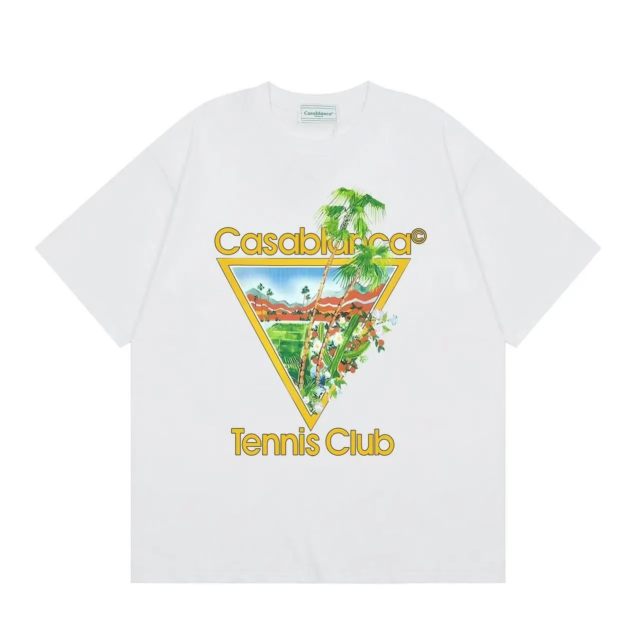 Casablanca Casa Blanca Graphic Print T-Shirt White - 11
