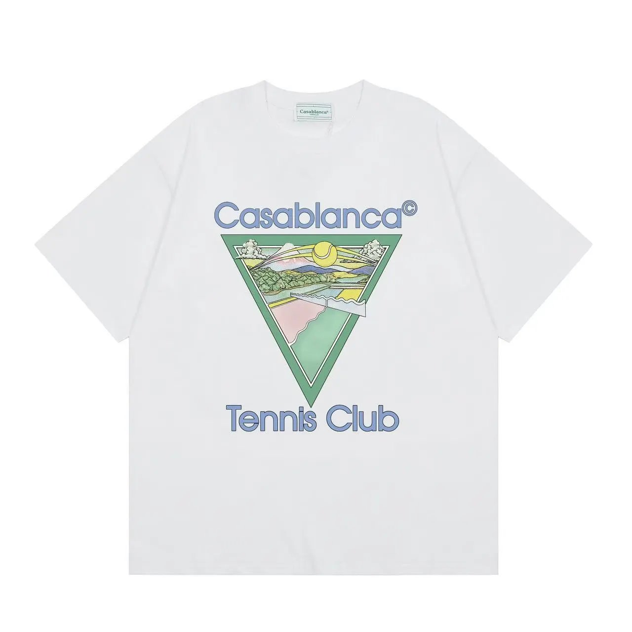 Casablanca Casa Blanca Graphic Print T-Shirt White - 23