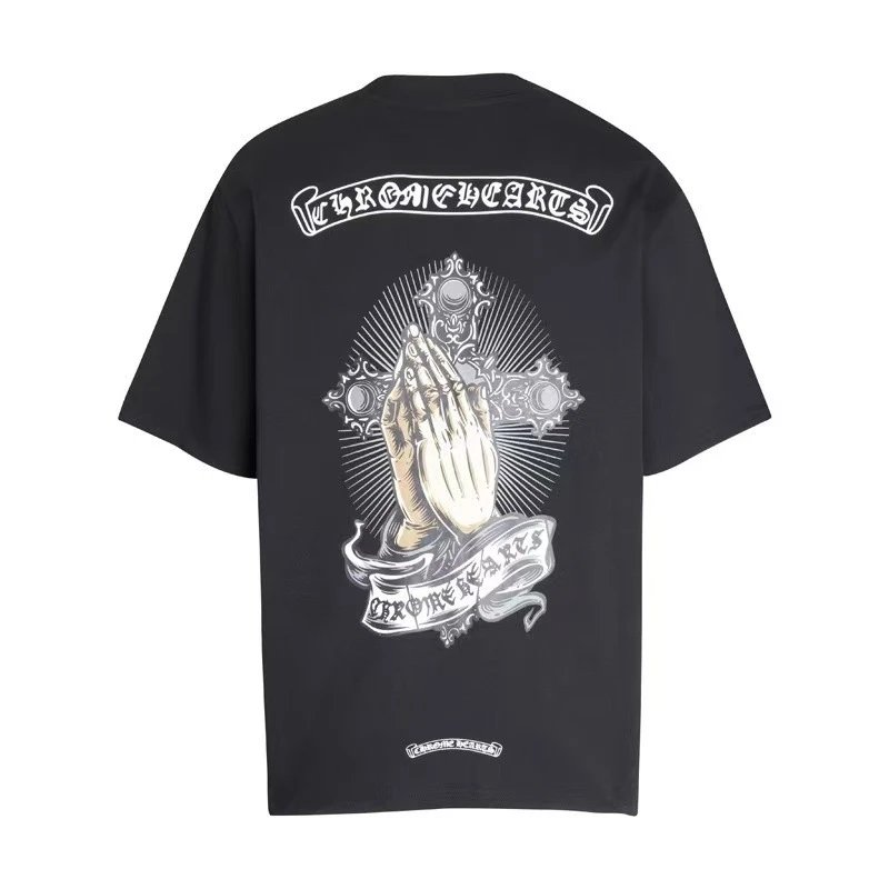 Chrome Hearts x Yungblud Cross Skull Wing T-Shirt Black - 33