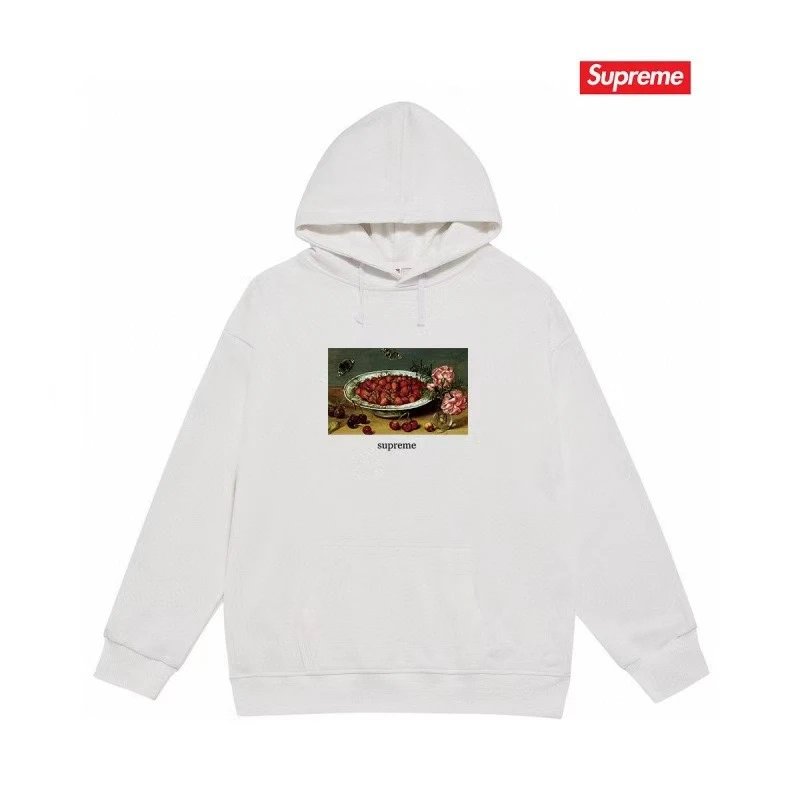 Supreme Firecracker Graphic Hoodie Gray - 45