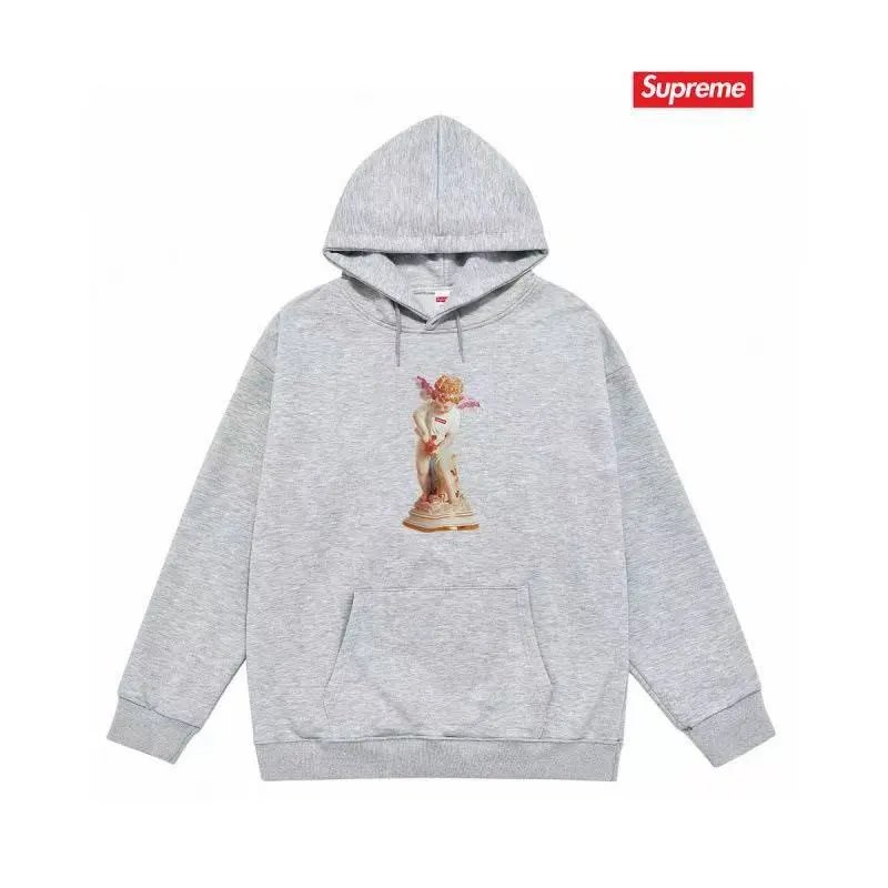 Supreme Firecracker Graphic Hoodie Gray - 36