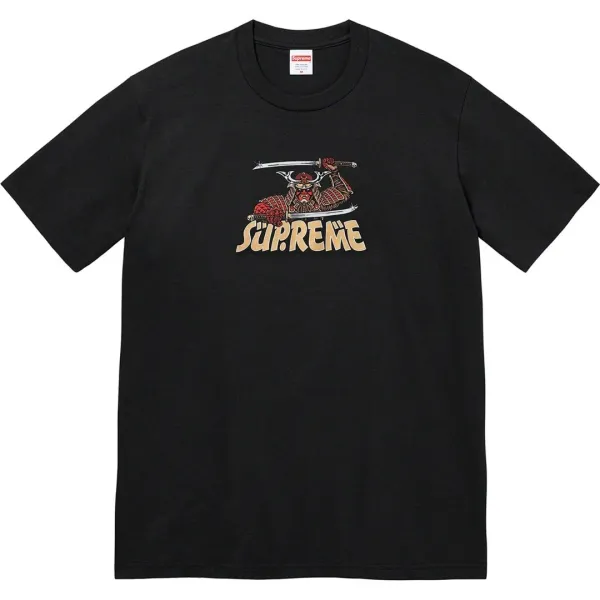 Supreme Samurai Graphic T-Shirt Black - 1