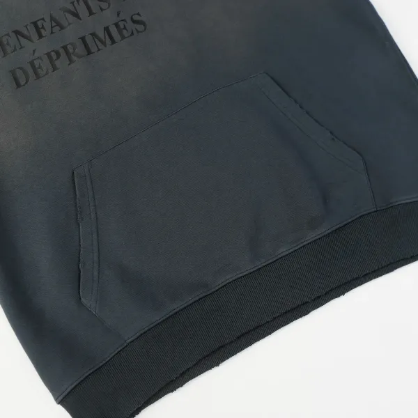 Design Oversized Hoodie Charcoal Gray Hoodie - 36