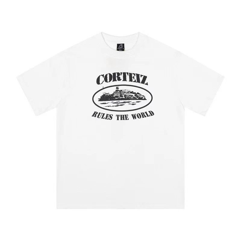 Corteiz Rules The World White T-Shirt - 16