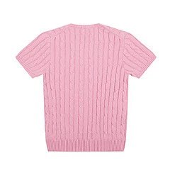 Polo Ralph Lauren Cable Knit V-Neck Sweater Gray - 44