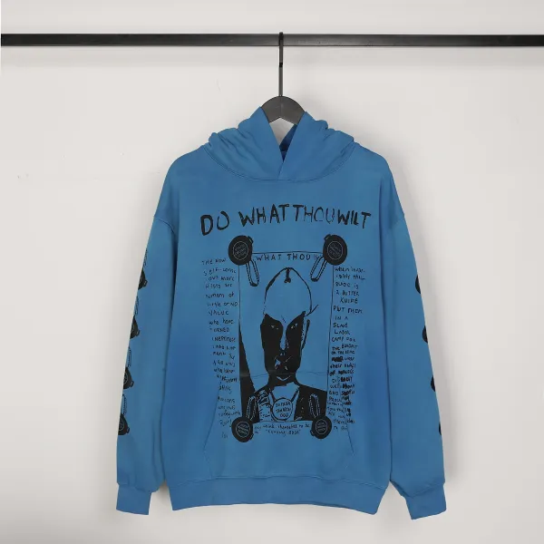 Design Oversized Hoodie Charcoal Gray Hoodie - 46