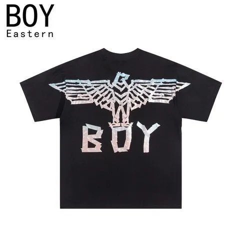 Design Boy London Eagle & Cards Graphic Black T-Shirt T-Shirts - 18