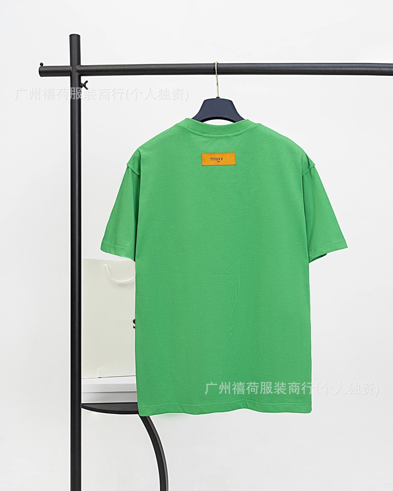 Louis Vuitton Embossed LV Logo T-Shirt Light Blue - 12