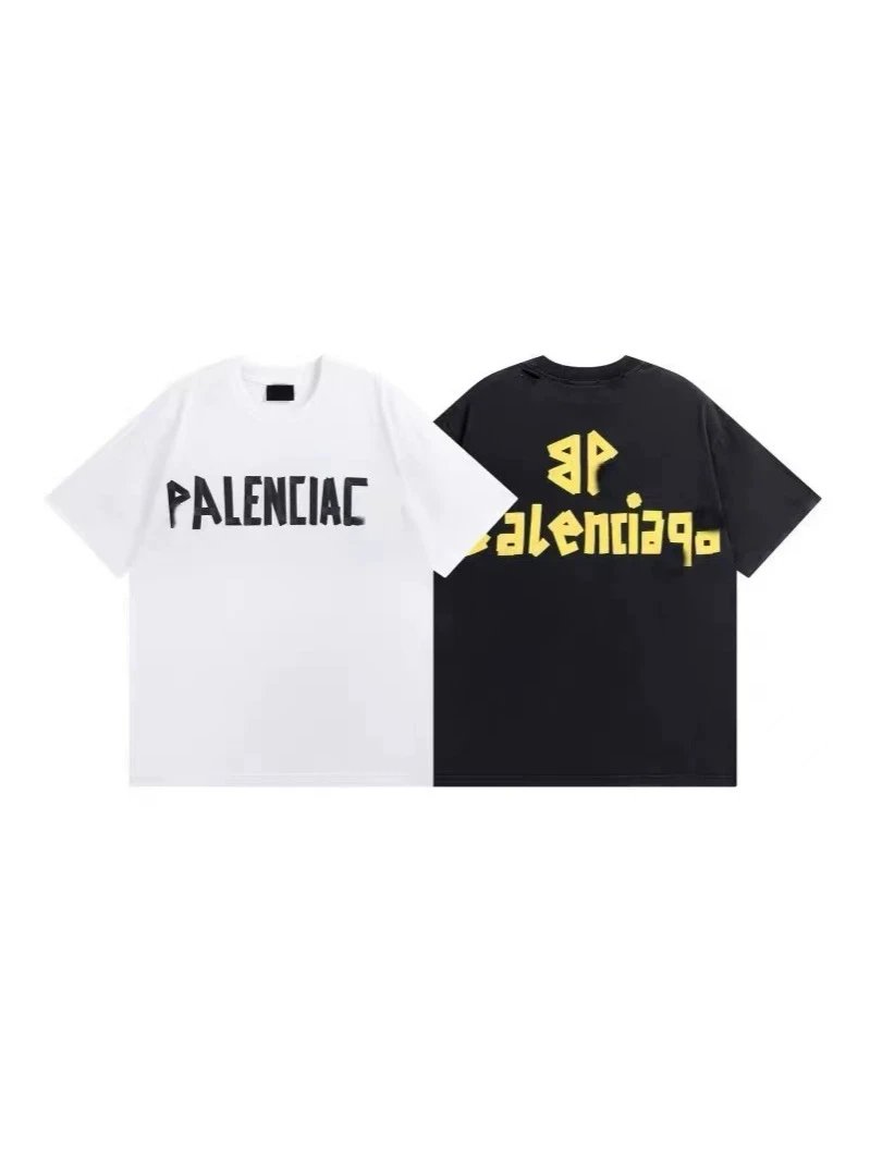 Balenciaga Logo Print T-Shirt White - 12