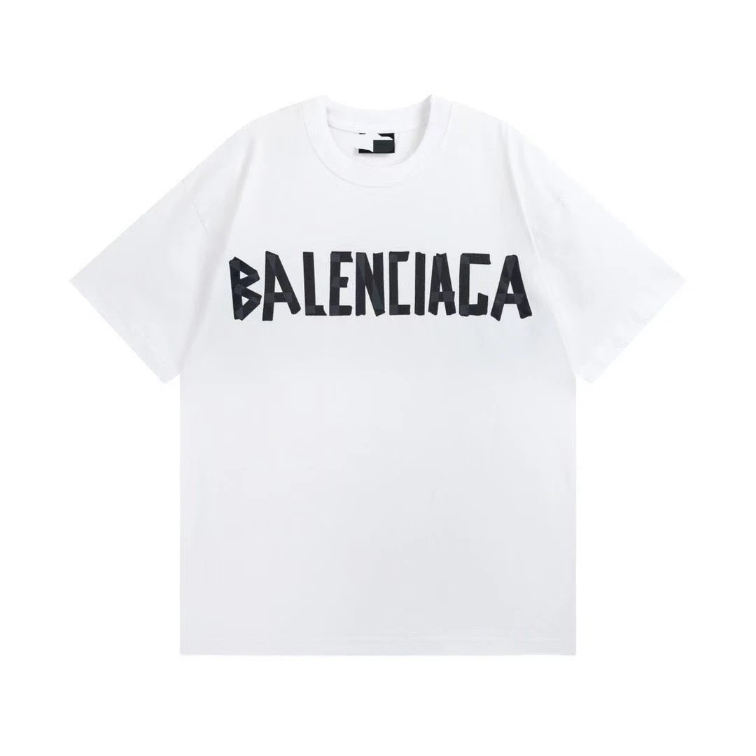 Balenciaga Logo Print T-Shirt White - 13