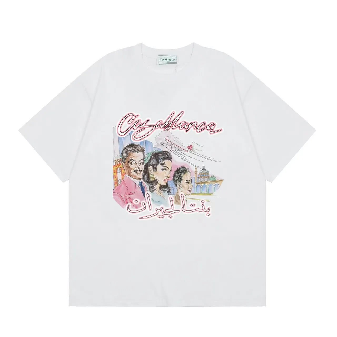 Casablanca Casa Blanca Graphic Print T-Shirt White - 12