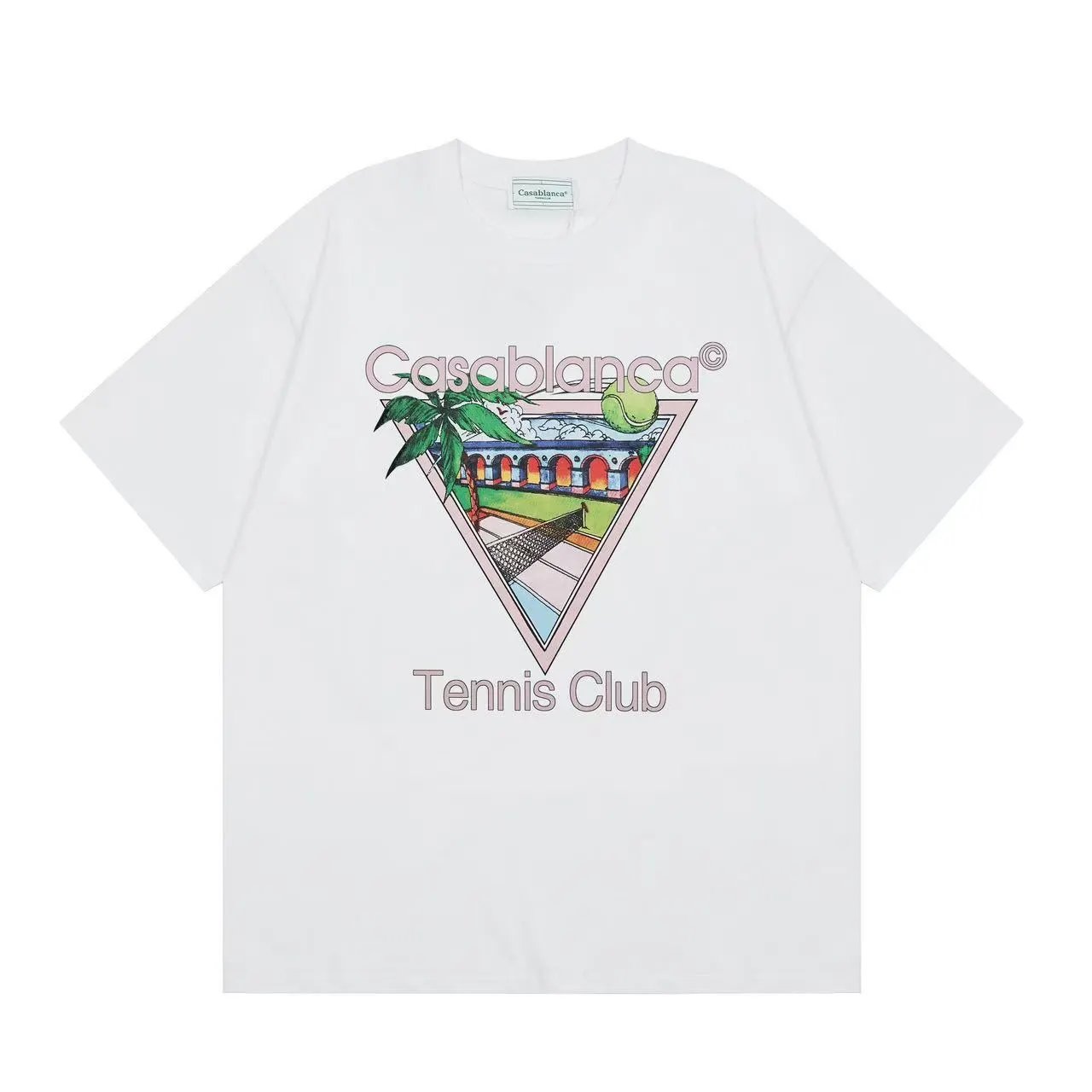 Casablanca Casa Blanca Graphic Print T-Shirt White - 17