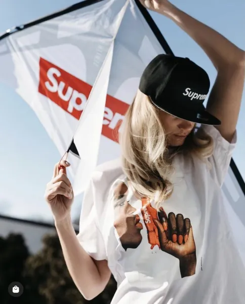 Supreme Sade 'Real Love' Album Art T-Shirt Black - 30