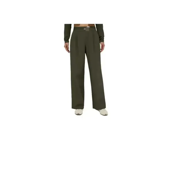 Design Wide-Leg Satin Pants Black - 6