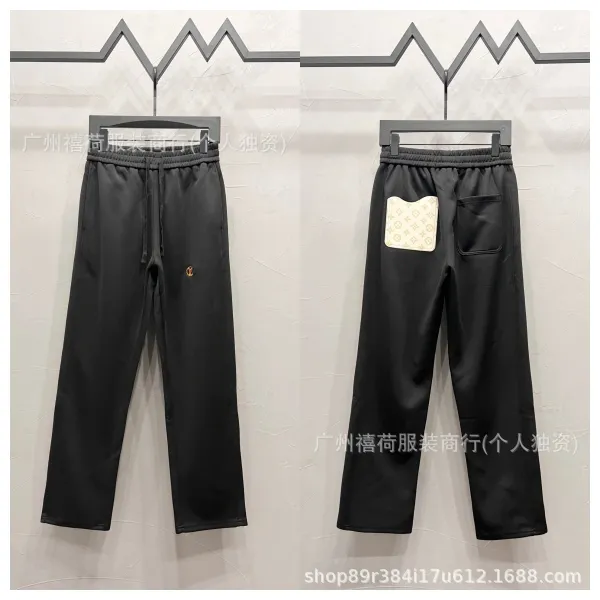 Louis Vuitton Monogram Patch Sweatpants Black - 1