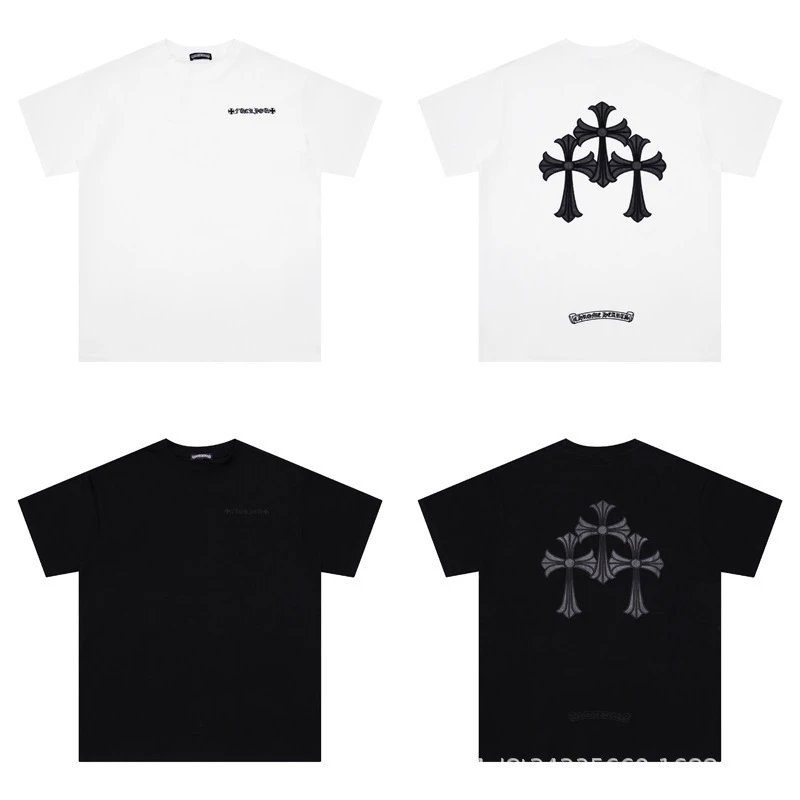Chrome Hearts Floral Cross Logo White T-Shirt - 20