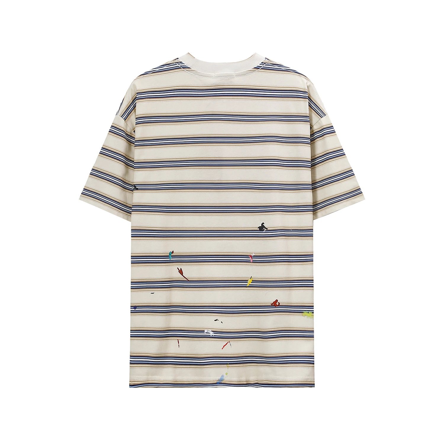 Lanvin x Gallery Dept Art On Display Paint Splatter Beige T-Shirt - 8