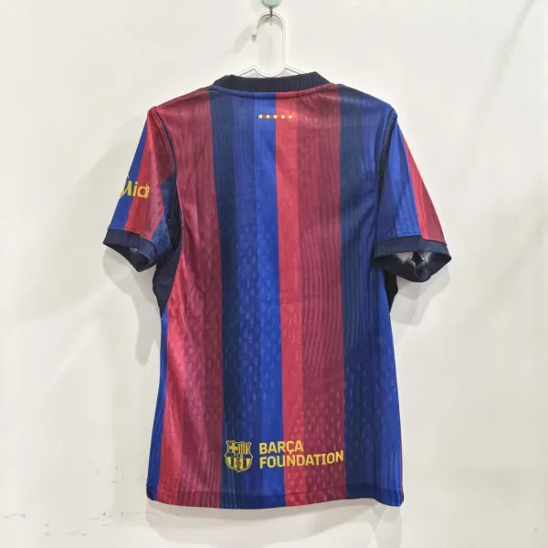 FC Barcelona Home Jersey Red Blue Striped Football Shirt - 1