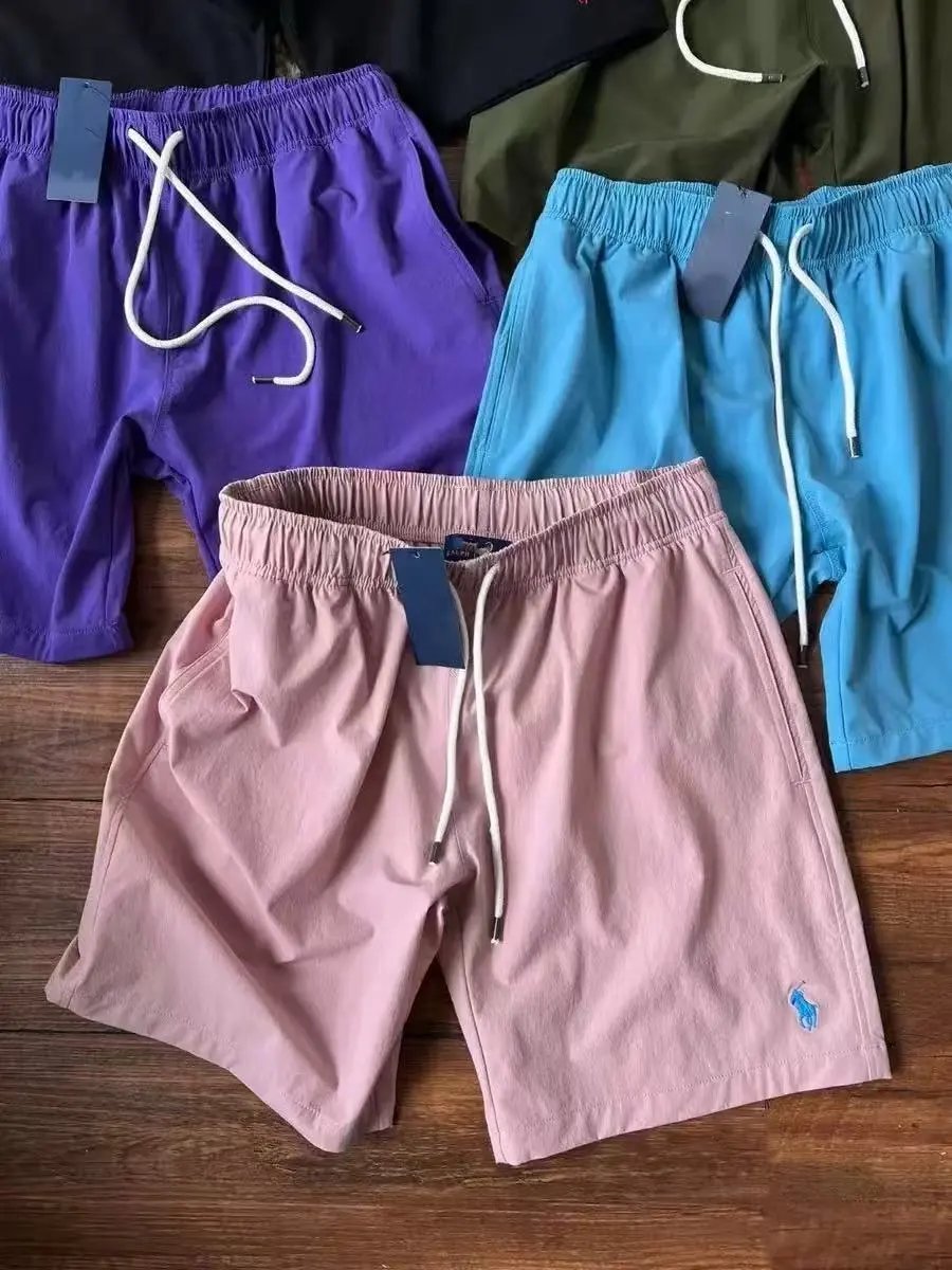 Polo Ralph Lauren Classic Fit Swim Trunks Blue Shorts - 8