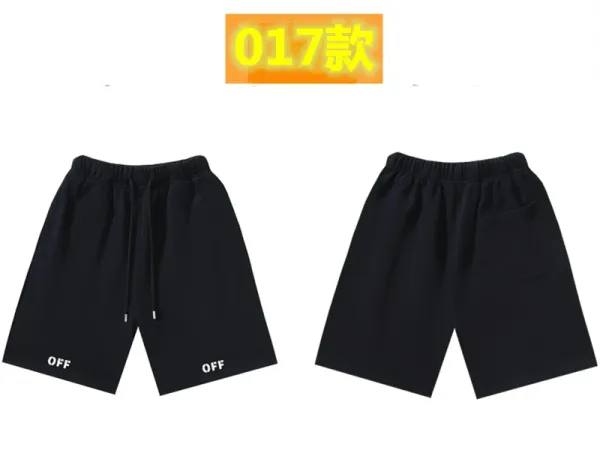 Off-White 'OFF' Logo Shorts Black - 1