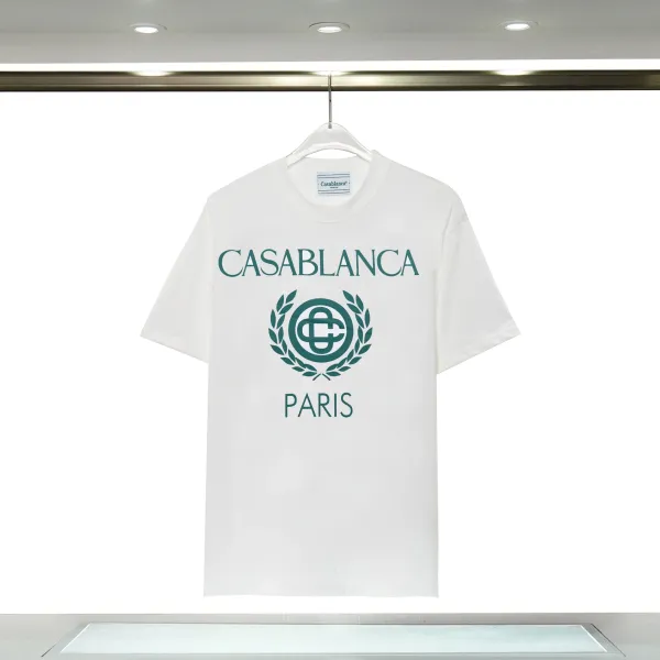 Casablanca Paris Crest White T-Shirt - 1