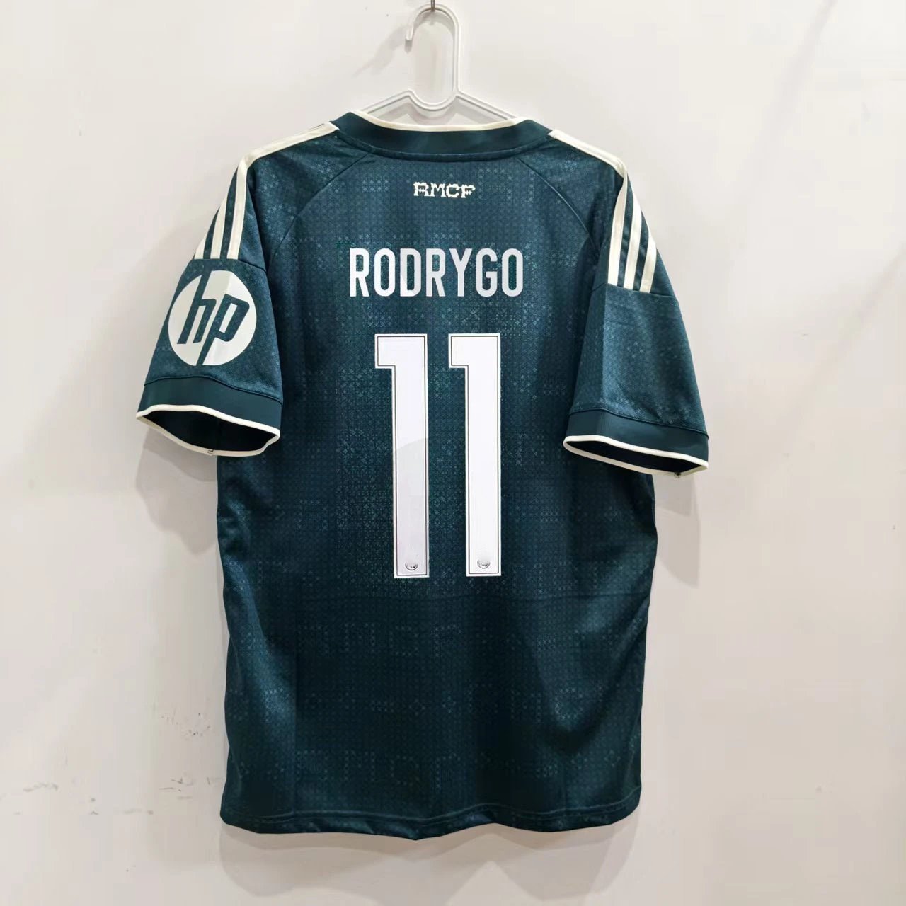 Real Madrid x Adidas Away Jersey 2023-24 Vini Jr. #7 Dark Green Football Jersey - 8