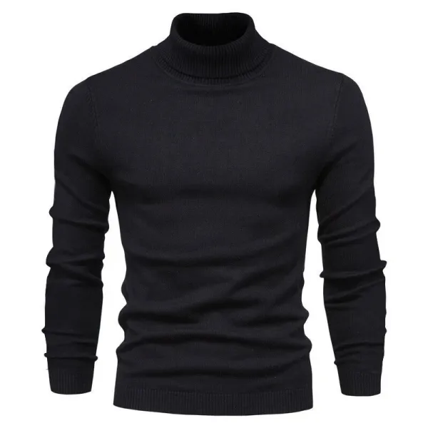 Design Turtleneck Sweater White - 14
