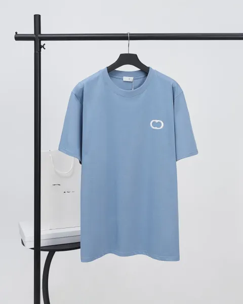 Dior CD Logo Embroidered Fuchsia T-Shirt - 6