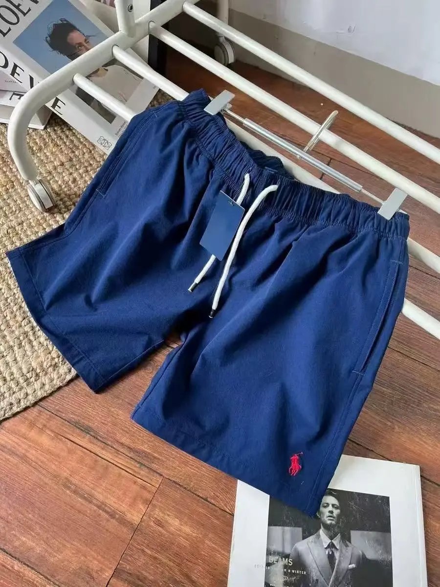 Polo Ralph Lauren Classic Fit Swim Trunks Blue Shorts - 7