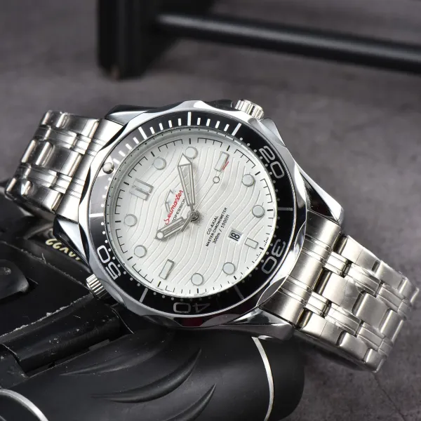 Omega Seamaster Professional Co-Axial Chronometer Silver Dial Stainless Steel Watch Watches - 1