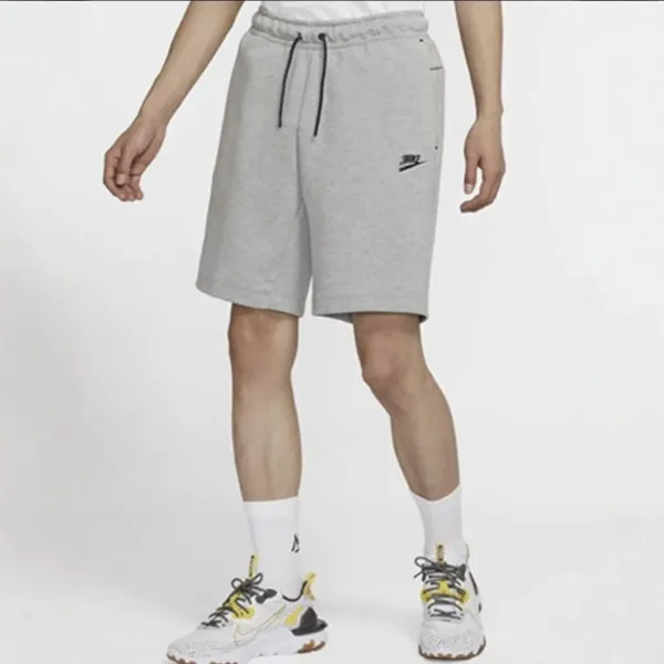 Nike Tech Fleece Shorts Gray Sweatpants - 1