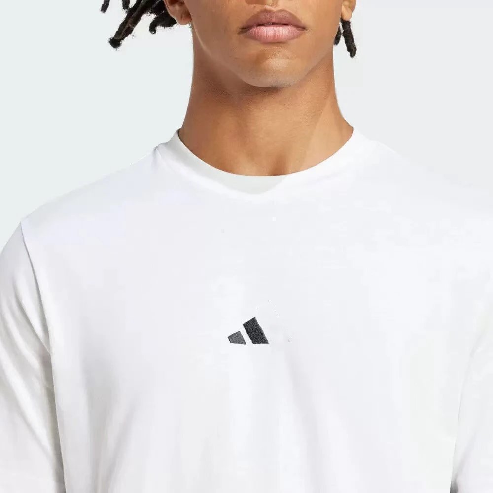 Design Minimalist Embroidered Logo Lavender T-Shirt Tops.t Shirts - 3