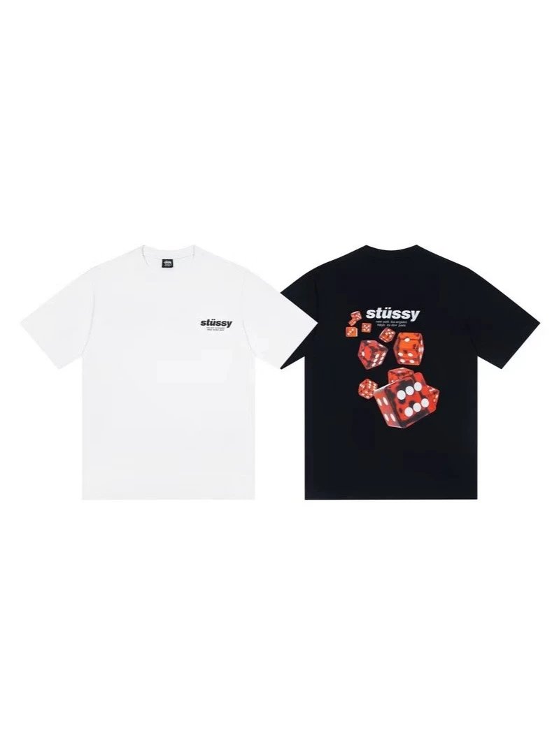Stussy Liquid Logo Black T-Shirt - 8
