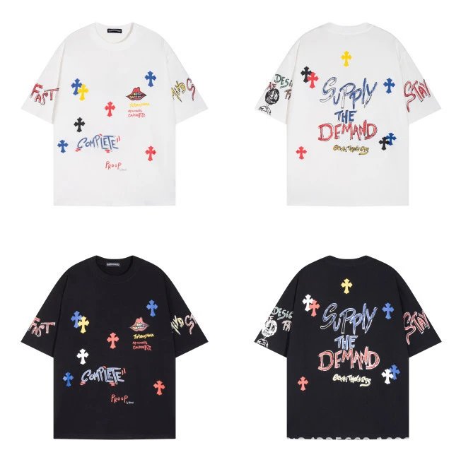 Chrome Hearts Floral Cross Logo White T-Shirt - 8