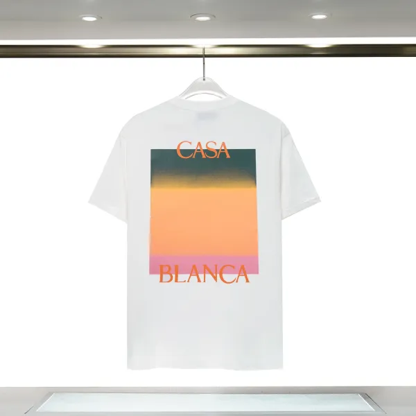 Casablanca Casa Blanca Gradient Print T-Shirt White - 1