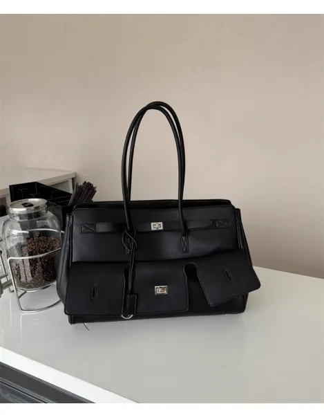 Celine Triomphe Tote Bag Tan Leather Handbag - 29