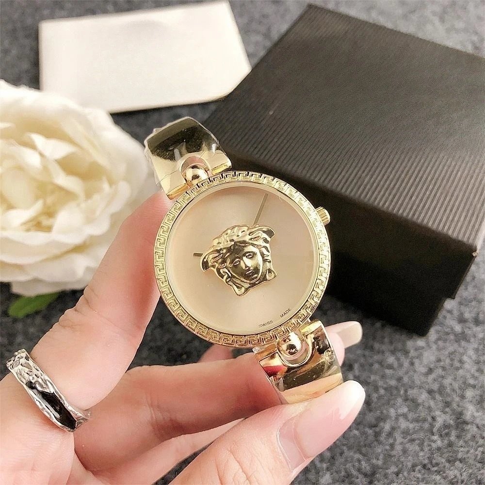 Versace Medusa Head Silver Dial Watch Watches - 3