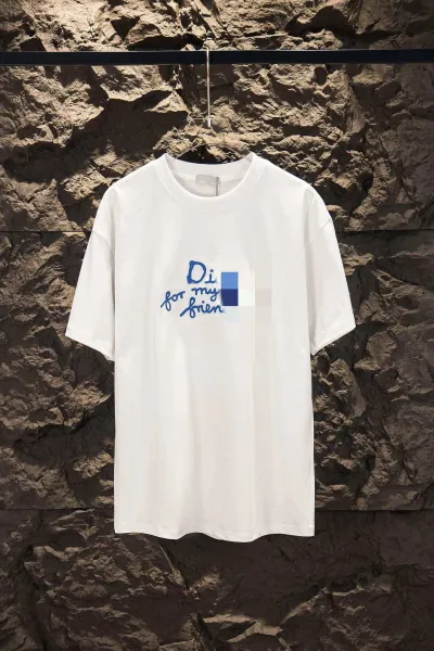 Dior x Stone Island Logo Print White T-Shirt - 11
