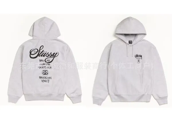 Stussy Logo Hoodie Navy - 11