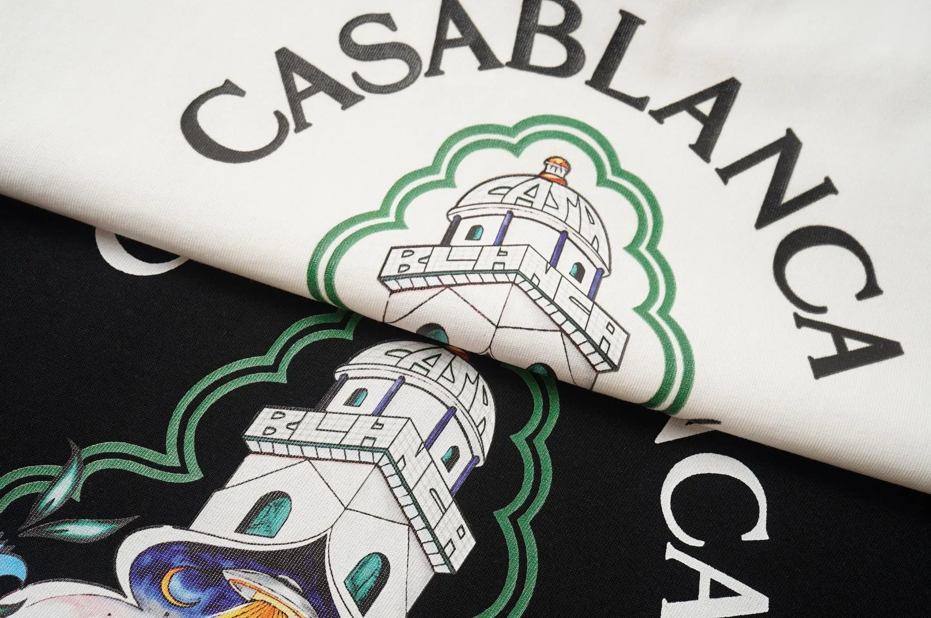 Casa Way Flamingo Tennis Graphic T-Shirt Black - 21