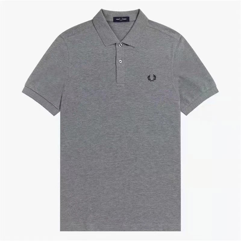 Fred Perry Twin Tipped Polo Gray Polo Shirt - 7