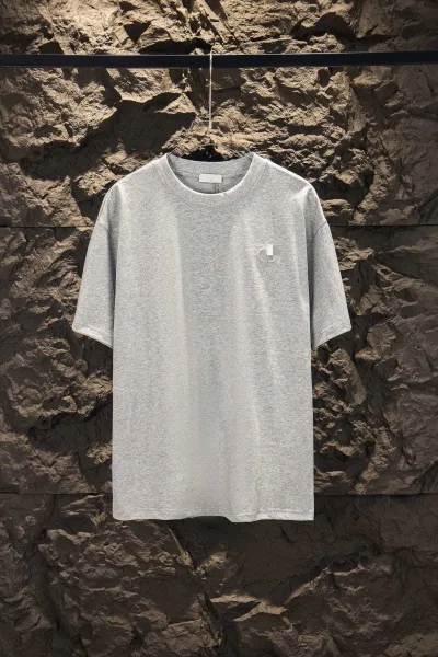 Dior x Stone Island Logo Print White T-Shirt - 16