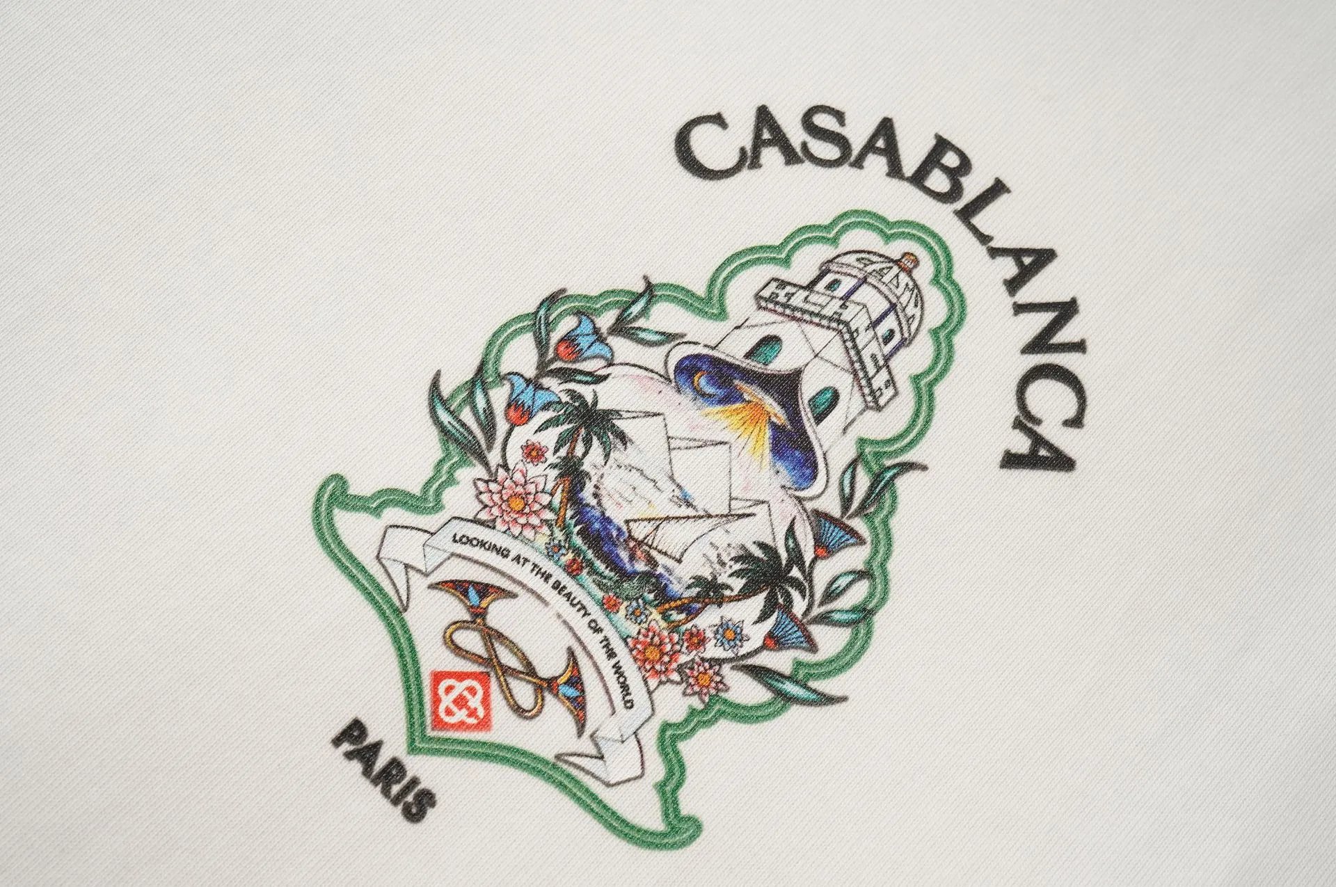 Casa Way Flamingo Tennis Graphic T-Shirt Black - 22