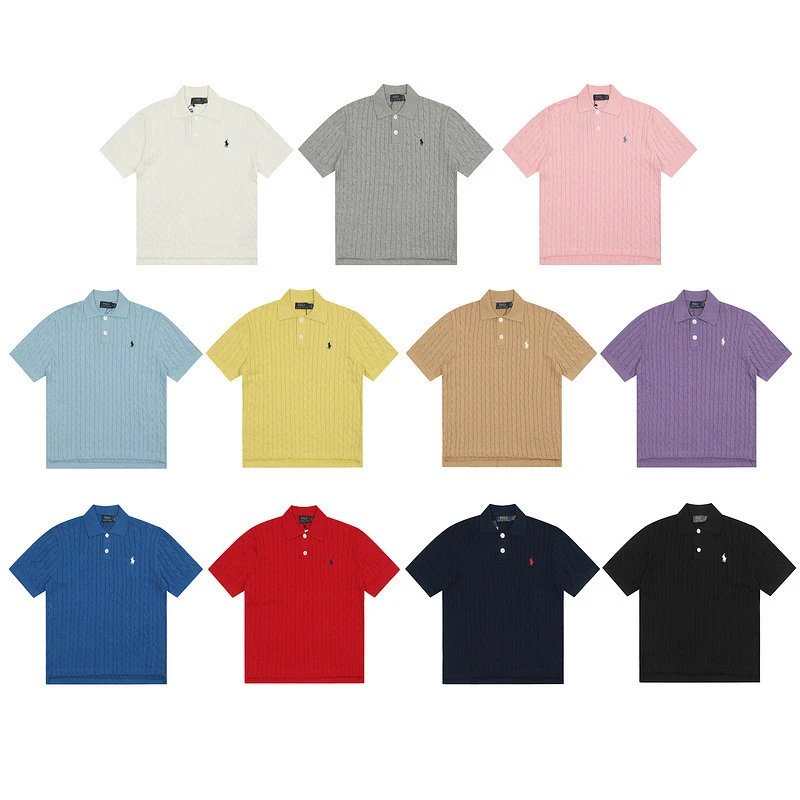 Polo Ralph Lauren Cable Knit Polo White Polo Shirt - 3