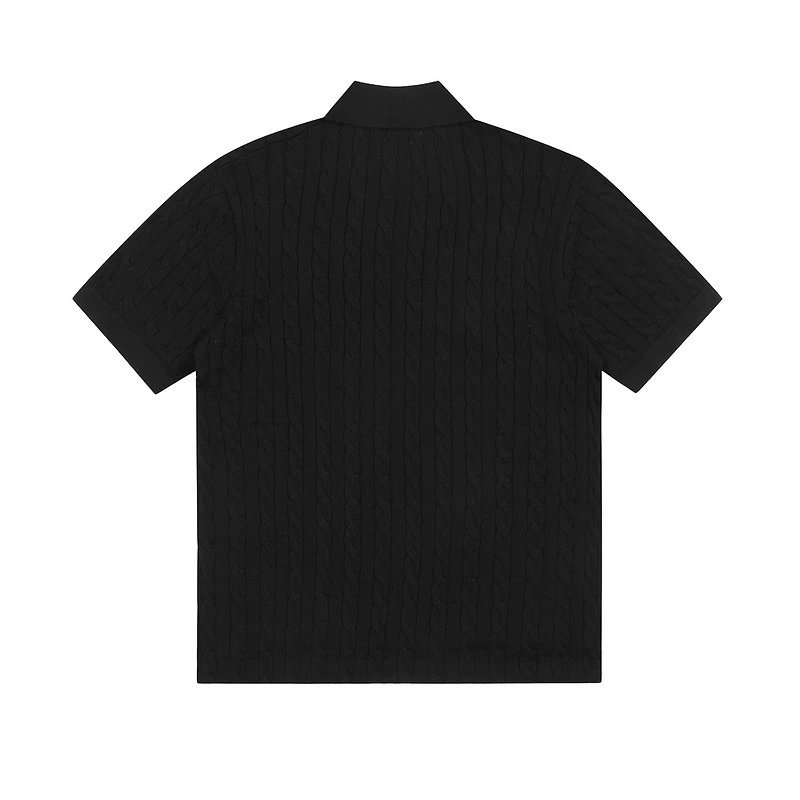 Polo Ralph Lauren Cable Knit Polo White Polo Shirt - 30