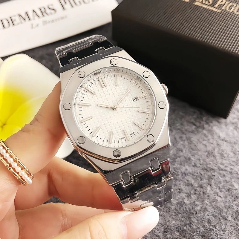 Audemars Piguet Royal Oak Gray Dial Silver Case Watch Watches - 6
