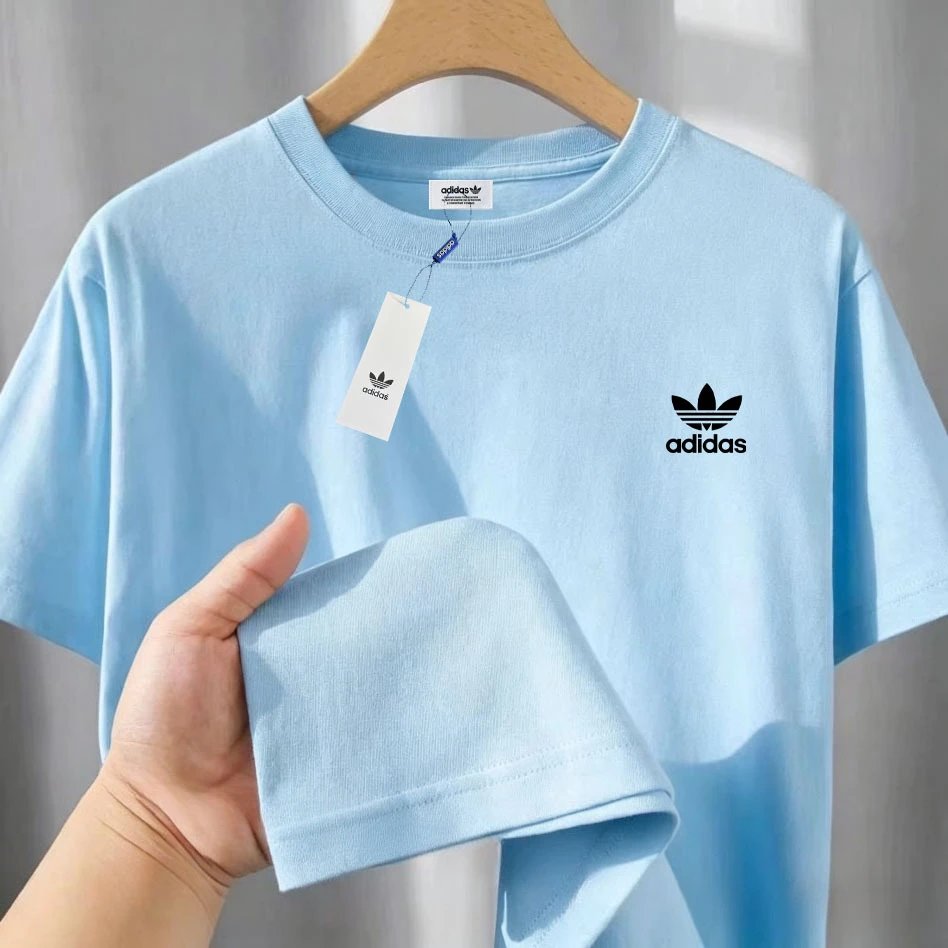 Design Classic Crew Neck Pink T-Shirt Tops.t Shirts - 3