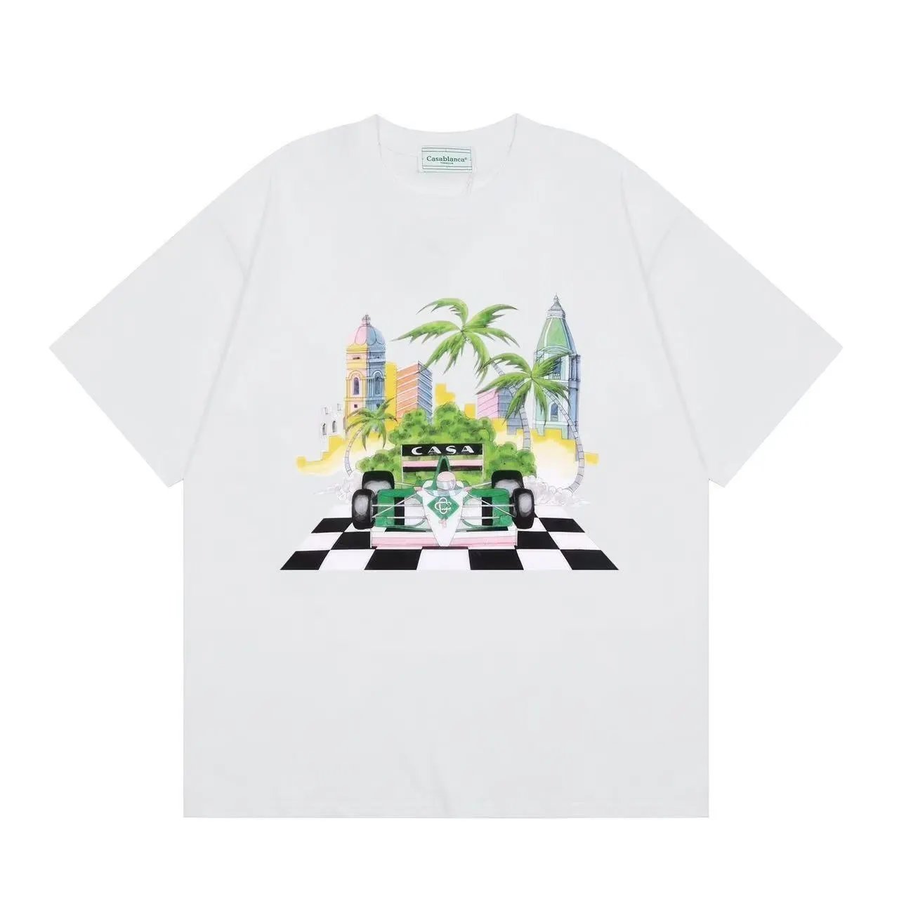 Casablanca Casa Blanca Graphic Print T-Shirt White - 22