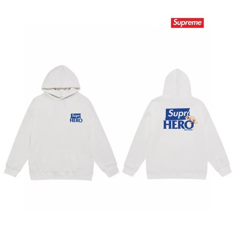 Supreme Firecracker Graphic Hoodie Gray - 43
