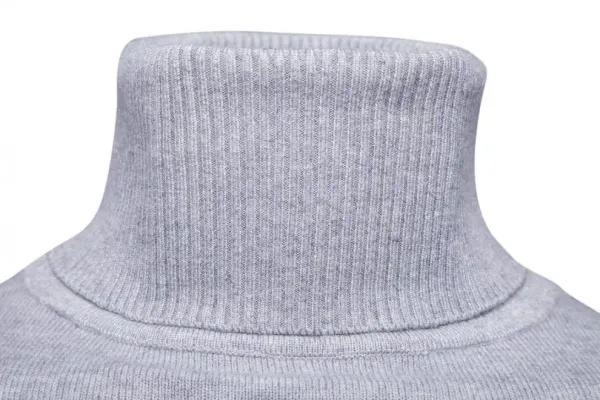Design Turtleneck Sweater White - 10